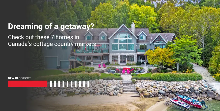 Dreaming of a getaway? Here are 7 homes currently for sale in Canada’s cottage country markets